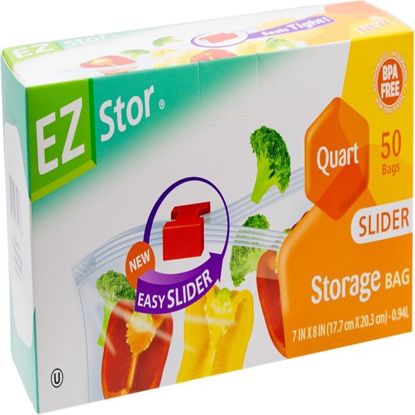 Ez-Stor Clear Storage Bag , 50PK 074027735177